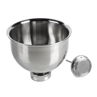 47 mm parabola filter funnel, stainless steel