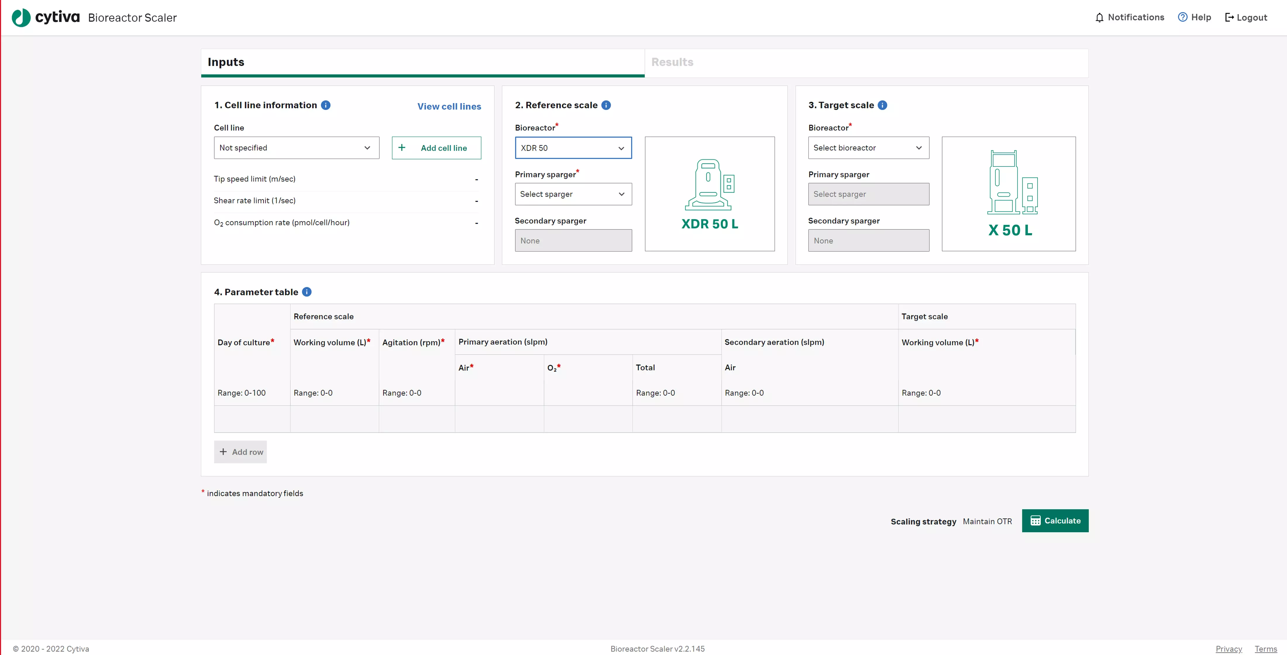 XDR 50 to X-50 Bioreactor Scaler