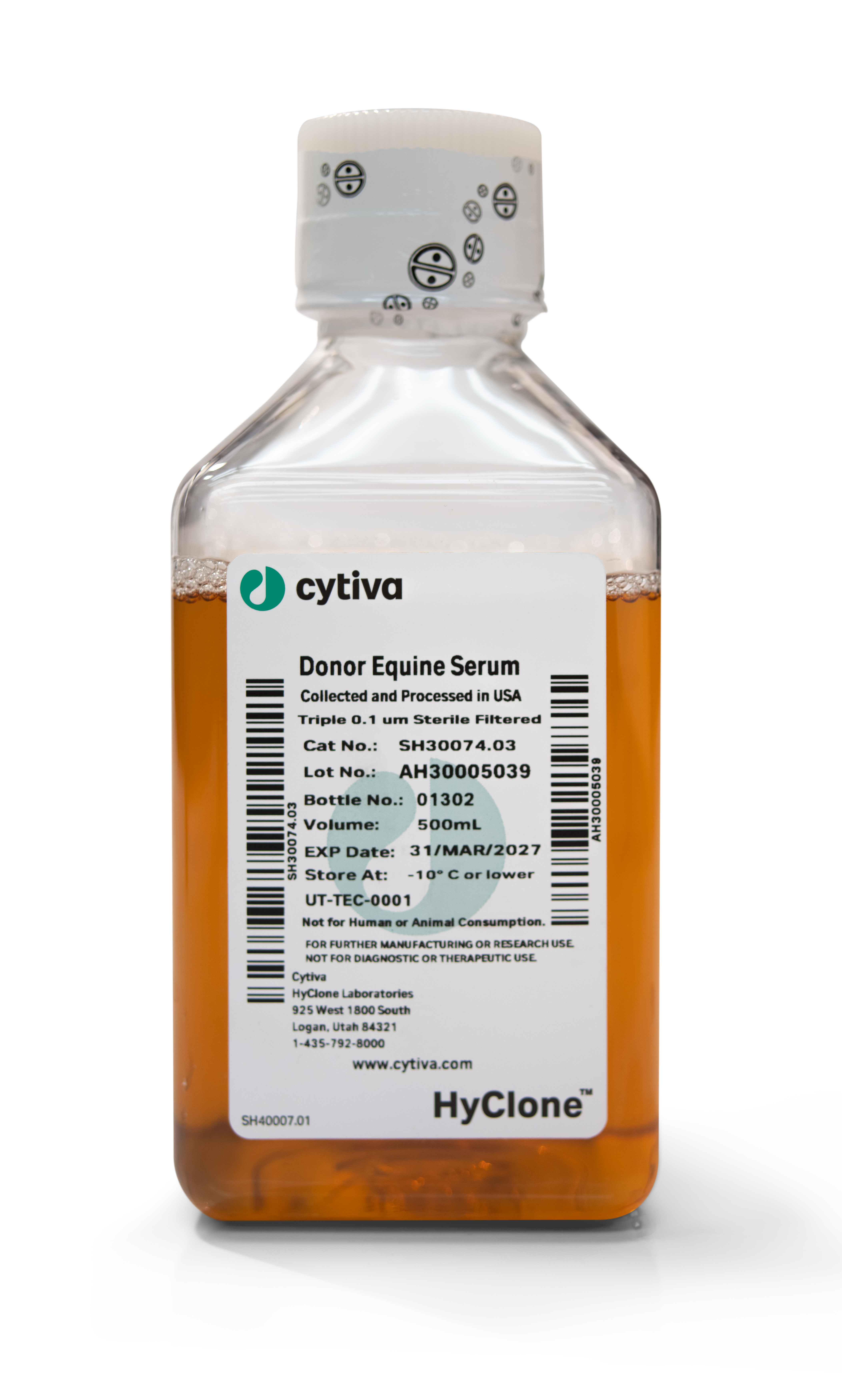 OCTEM7（オクティーム7） 100mL HyClone™ donor equine serum, U.S. origin | Cytiva