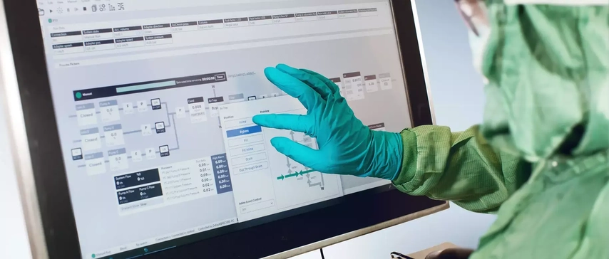 Equipment monitoring in biomanufacturing