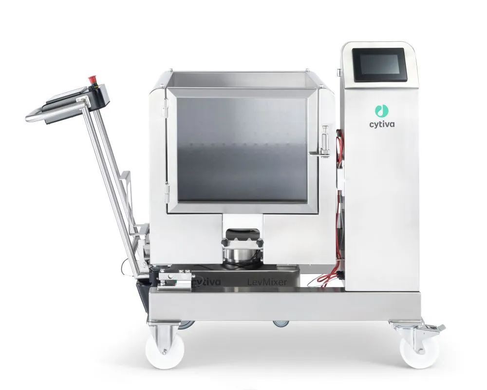 200 L 5th generation LevMixer tank with the LevMixer drive unit gen V