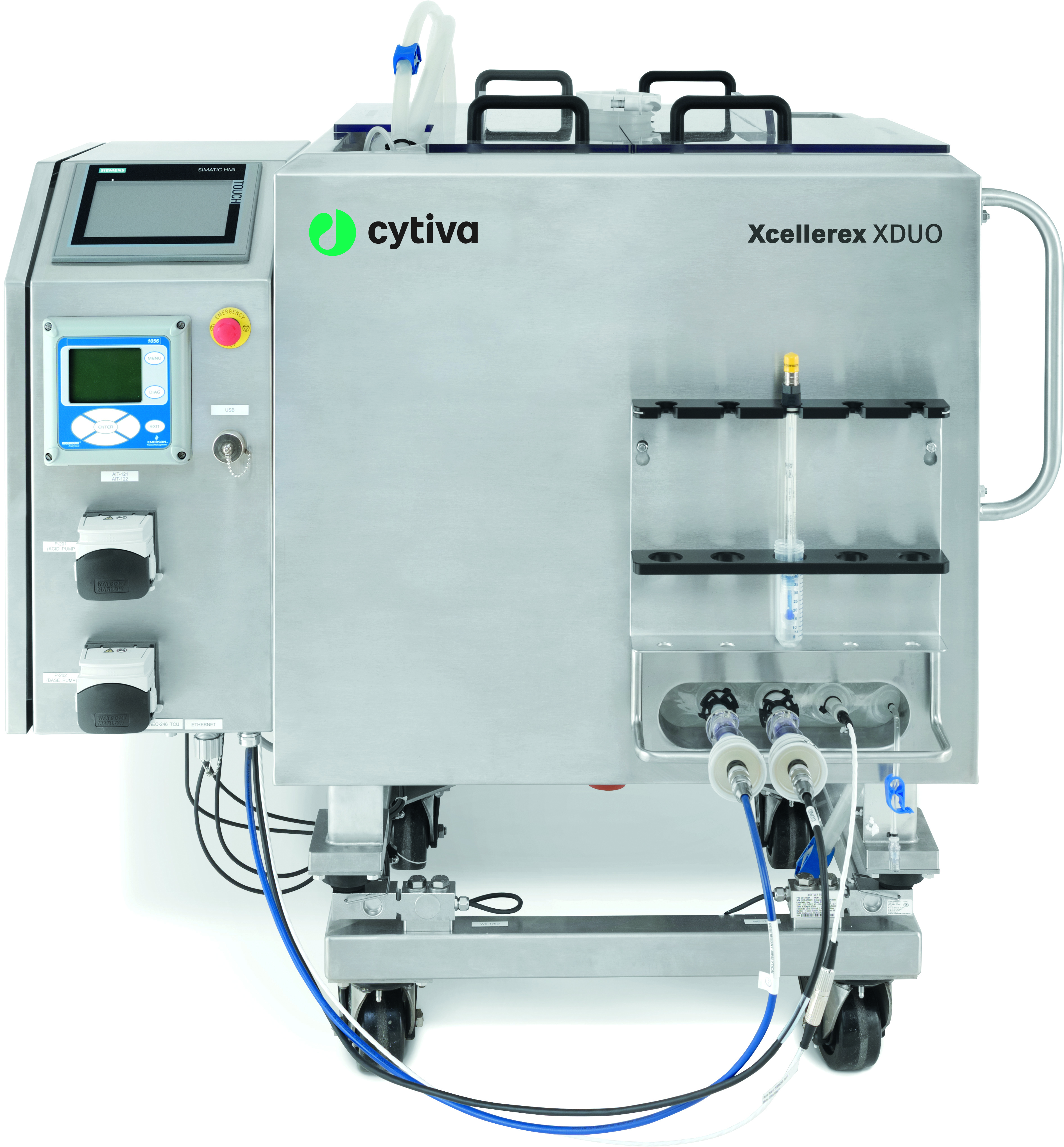 XDUO Quad Intelligent Mixing System, Jacketed Stainless Steel