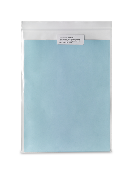 Vivid plasma separation membrane utilizes a patented process where highly asymmetric membranes are specifically engineered for the generation of plasma from whole blood