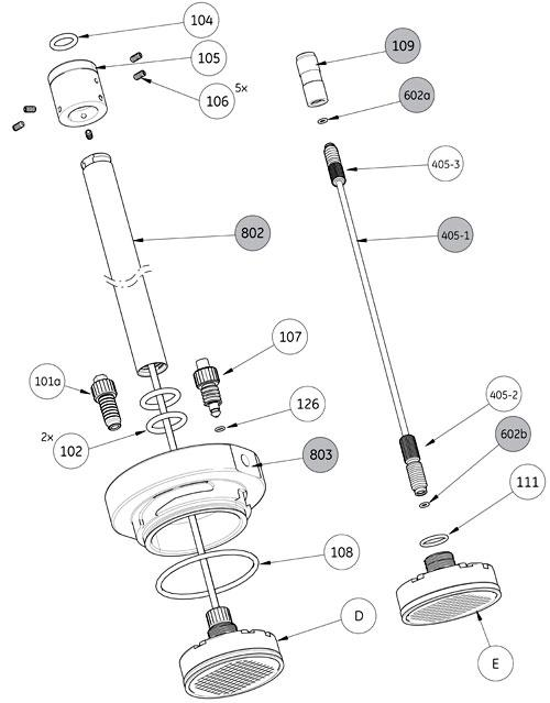 Assembly diagram_AxiChrom™ 50 to 200