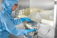 Xcellerex™ mag mixer biocontainer bag in tank