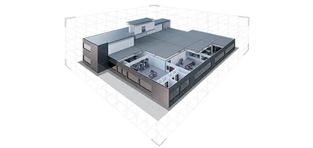 A mAb molecule facility showcasing single-use equipment