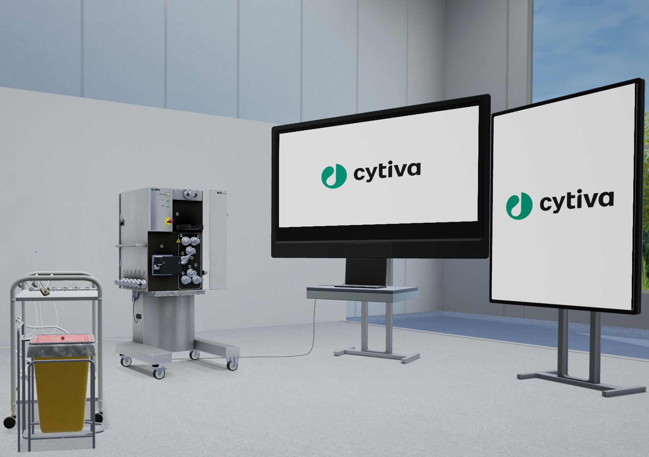 Virtual environment for bioprocessing equipment operator training