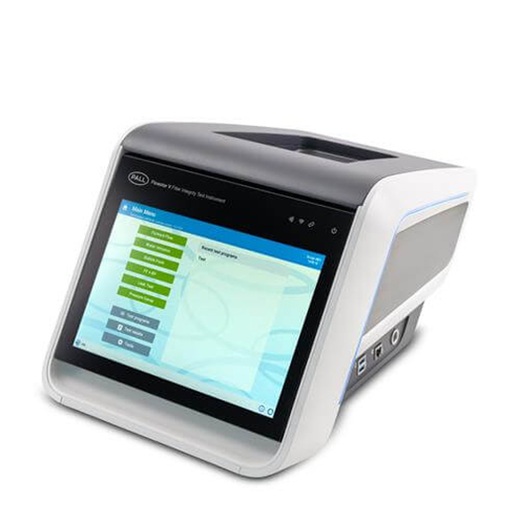 palltronic-flowstar-v-filter-integrity-test-instrument-screen-on