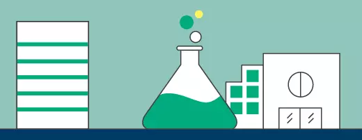 Cell therapy manufacturing illustration