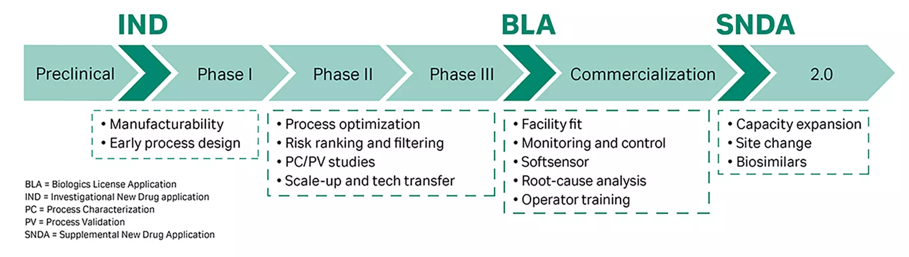 Model applications along the lifecycle of a biomolecule