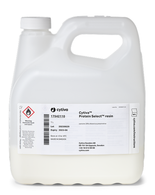 Cytiva Protein Select resin is an affinity chromatography resin for purifying recombinant proteins using the self-cleaving Cytiva Protein Select tag. 