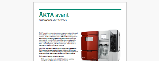AKTA avant data file