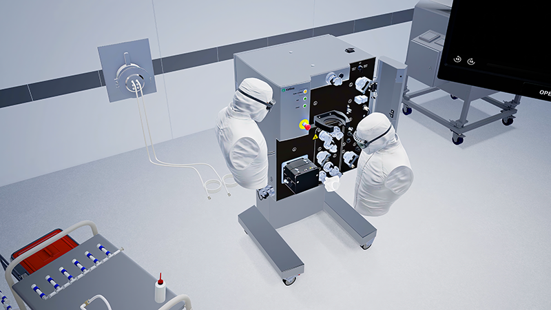 Cytiva VR operator training example
