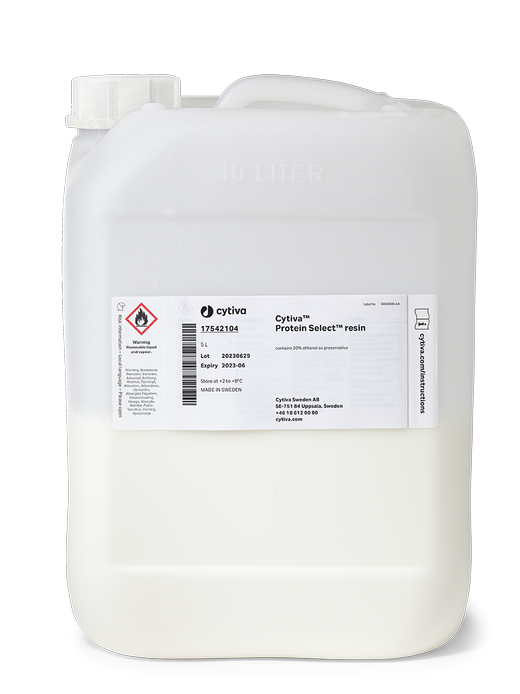 Cytiva Protein Select resin is an affinity chromatography resin for purifying recombinant proteins using the self-cleaving Cytiva Protein Select tag. 