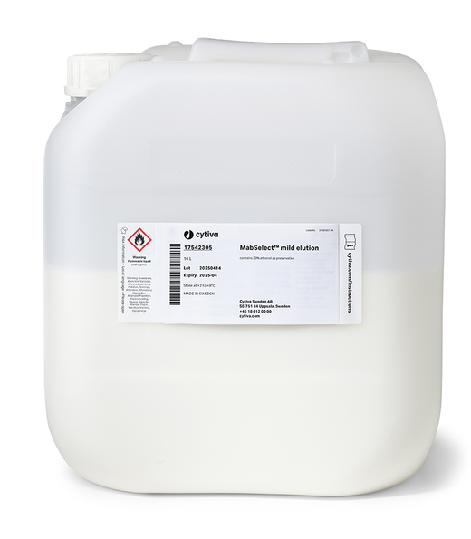 MabSelect mild elution resin, 10 L