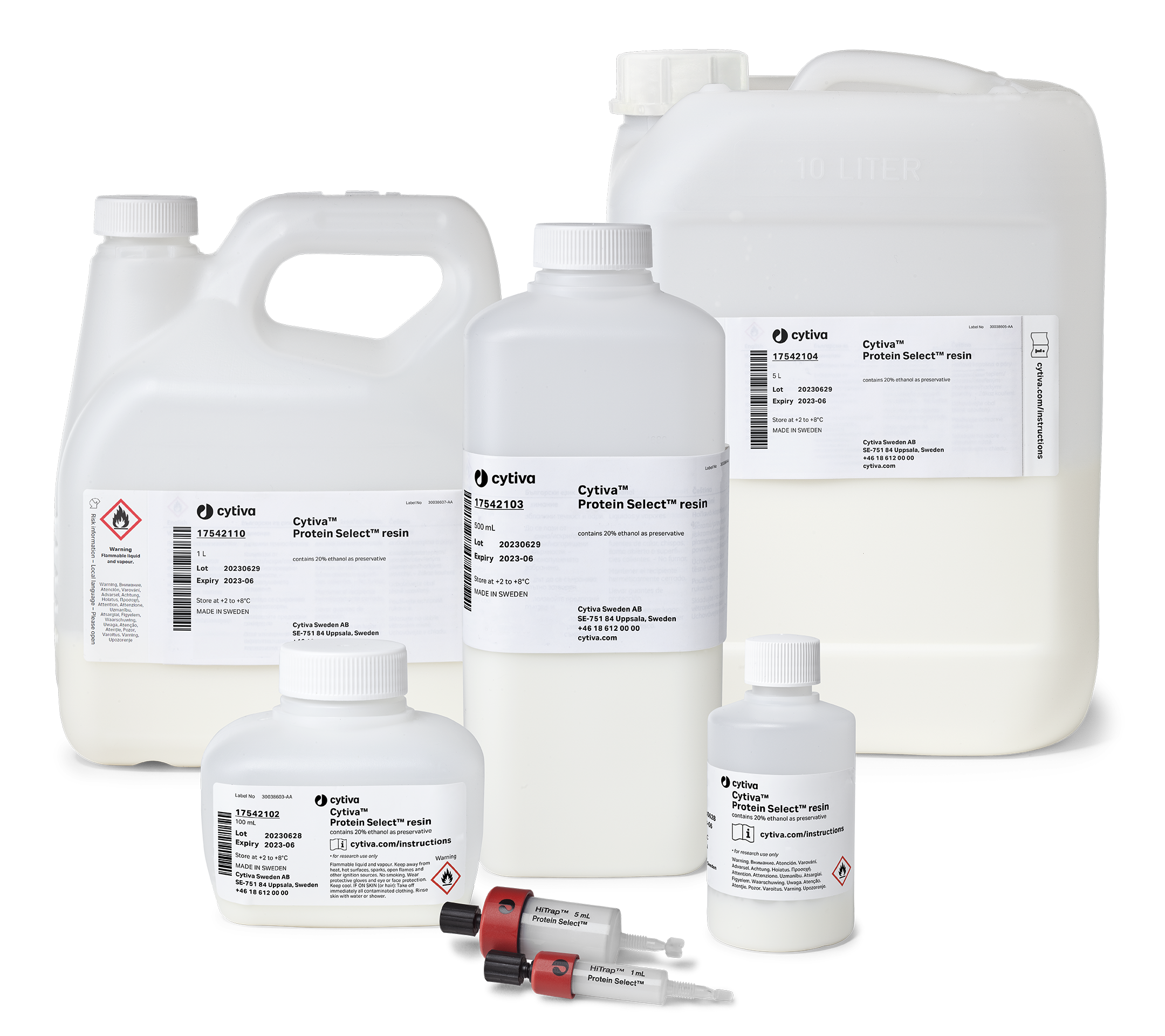 Cytiva Protein Select resin is an affinity chromatography resin for purifying recombinant proteins using the self-cleaving Cytiva Protein Select tag. 
