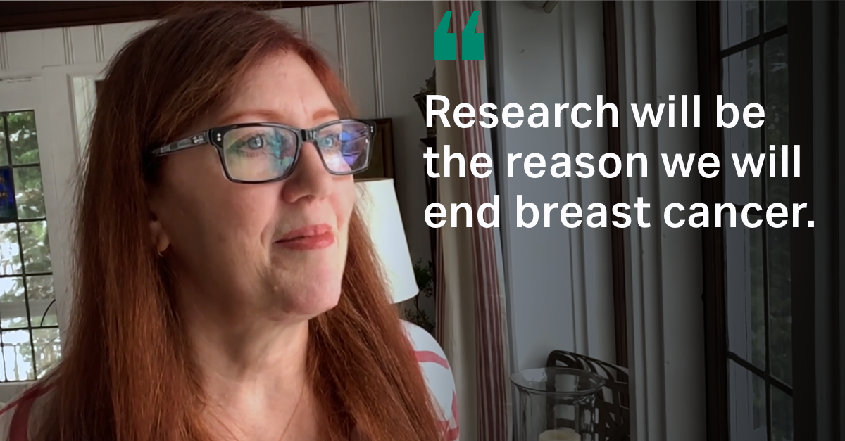 Research will be the reason we will end breast cancer.
