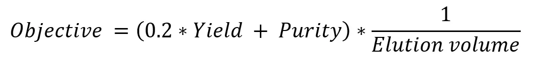 Equation objective funtion