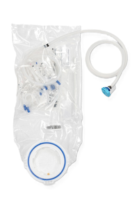 Filling needle assembly in package