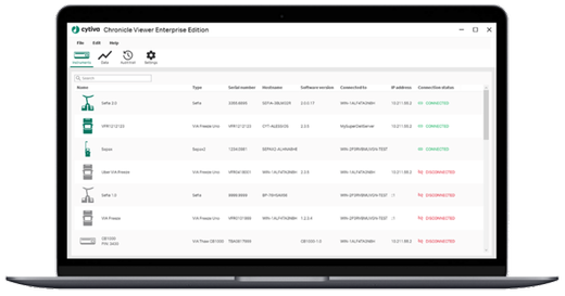 Chronicle Viewer interface
