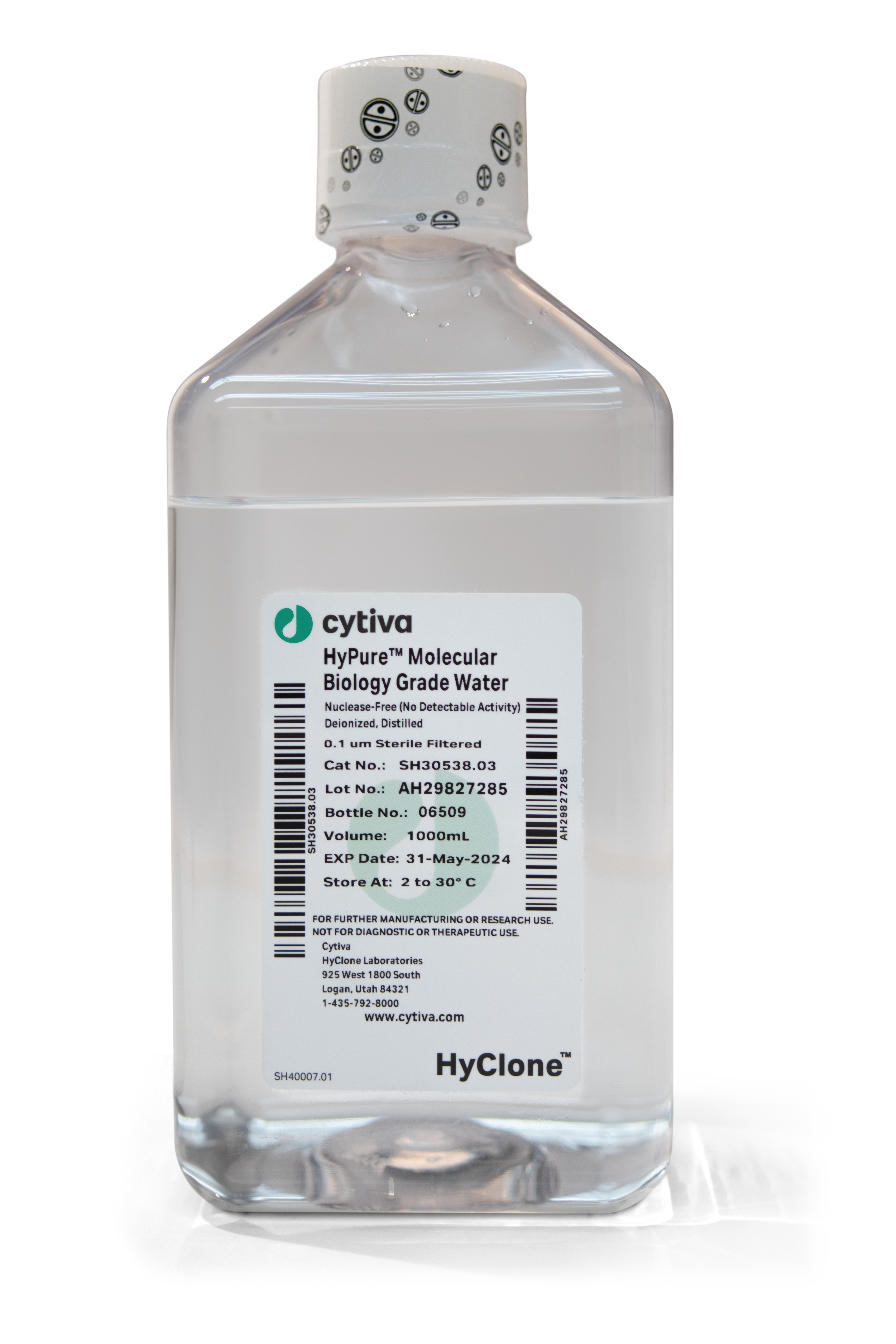HyClone™ HyPure Water, Molecular Biology Grade | Cytiva