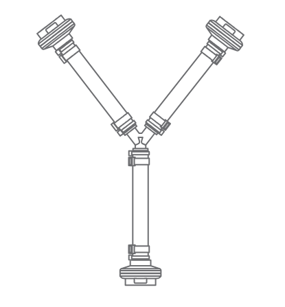 ReadyCircuit™ single-use jumper Y manifolds | Cytiva