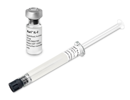 Xuri IL-2 syringe and Xuri IL-2 in vial