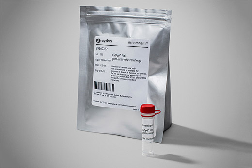 Amersham CyDye NIR (700 and 800) secondary antibodies