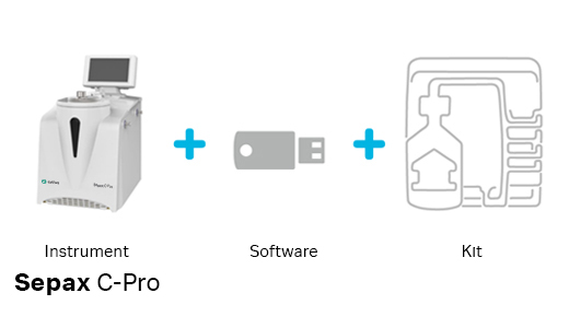 Generic Sepax C-Pro + software + kit illustration