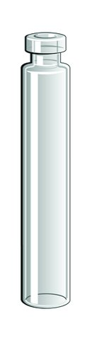 Glass vial 9 mm