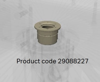 29088227 Bed support screw bottom PE 1200-1600