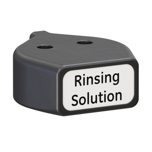 Pump rinsing liquid tube holder