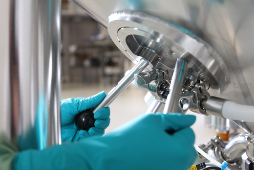 Air blow; BioProcess Resin Mixer