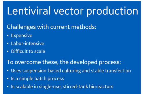 Case study: lentiviral vector process development