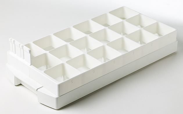 Rack, for 250 ml bottles