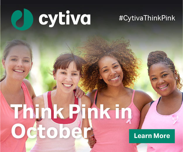 Cytiva breast cancer awareness month campaign 2020. Think Pink 2020