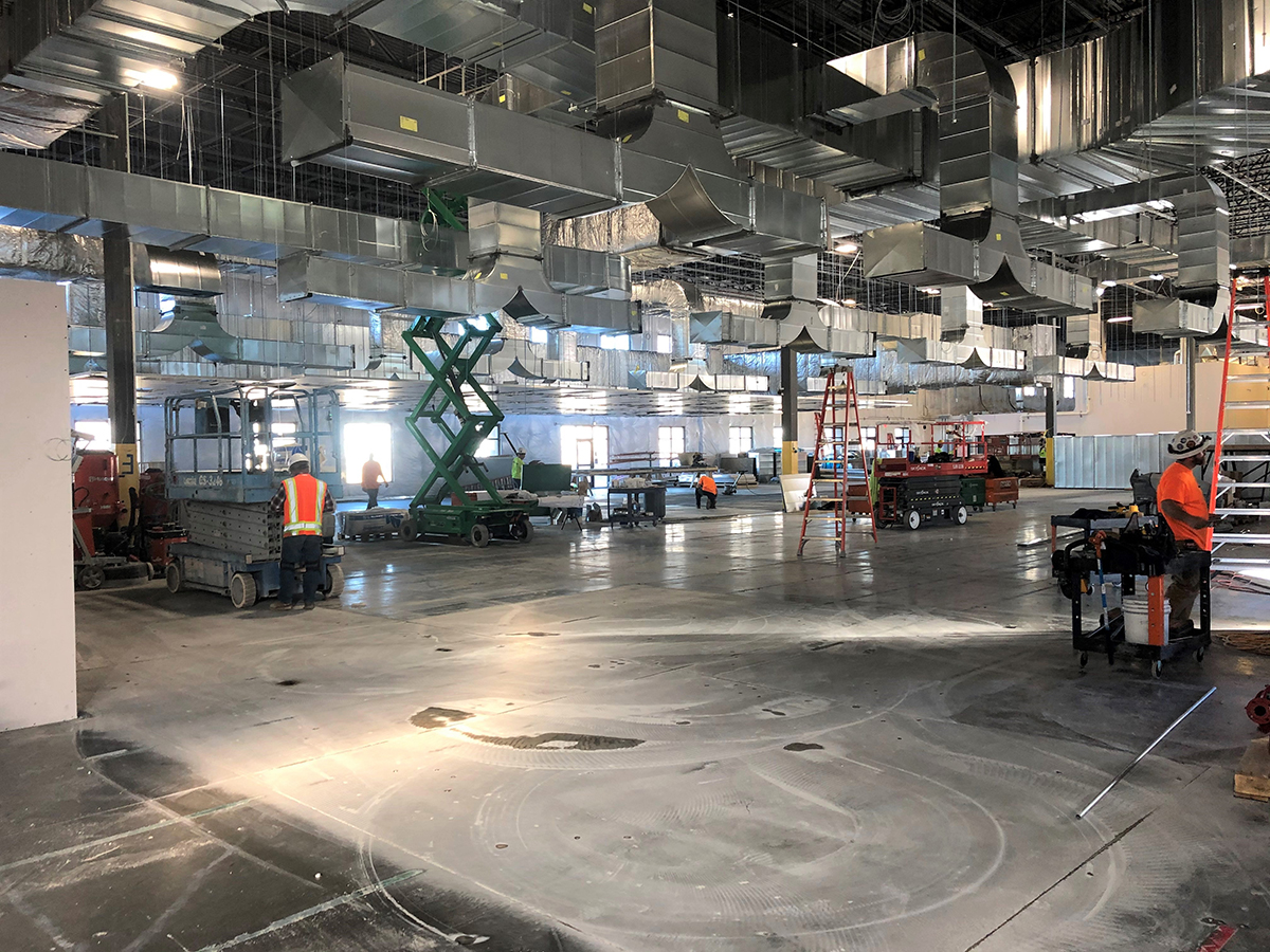 Cytiva is setting up new production sites and lines for flow kits used with the company’s single-use chromatography and filtration systems. In the picture, a new cleanroom under construction in Logan, Utah.