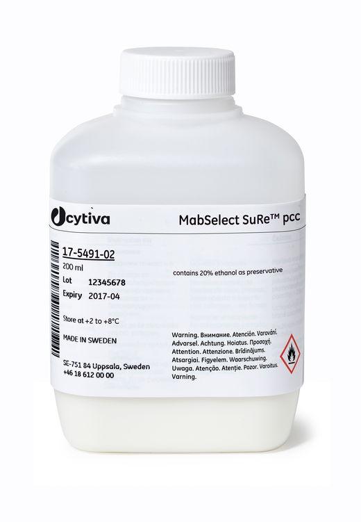 MabSelect SuRe pcc protein A resin Cytiva