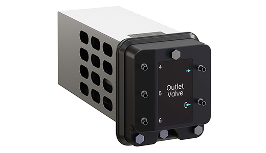 Outlet valve for ÄKTA pilot 600