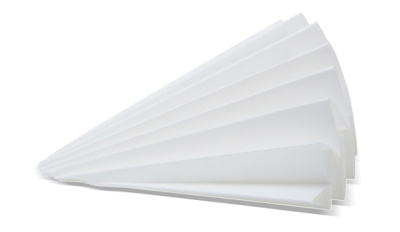 CF pre-pleated fluted filter papers