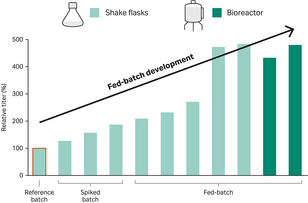 Fed batch development for a knockout cell line Cytiva