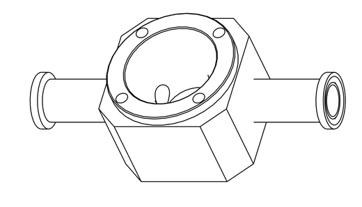 Flow cell pressure sensor 6 mm