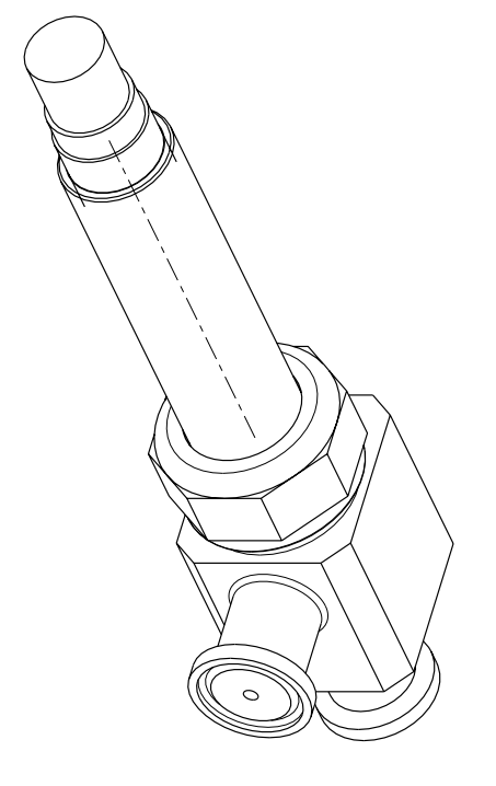 pH flow cell 6 mm angular