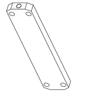 Mounting plate DN25