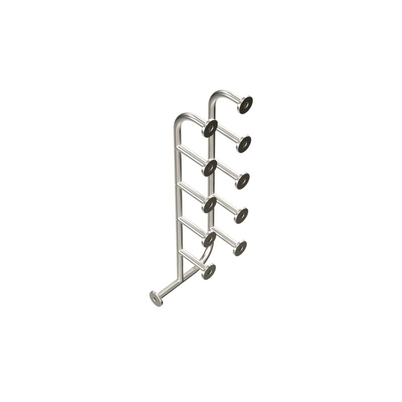 CIP Manifold 3/8in 8-port SS