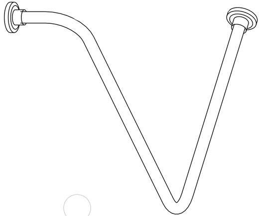 Tube i.d. 6 mm air trap sample to air sensor