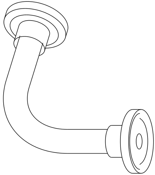 Tube i.d. 6 mm elbow to valve block