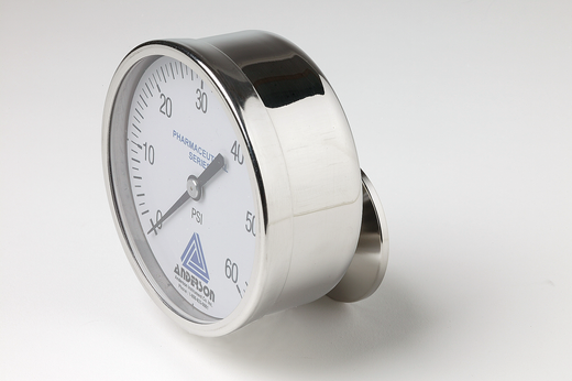 Pressure gauge,0?4 barg (0?60 psig),mechanically dampened