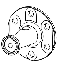 TC adaptor i.d. 6 mm