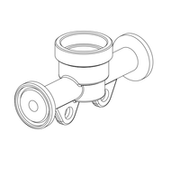 Pressure flow cell,i.d. 6 mm